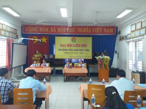 Đại hội liên Đội trường Tiểu học Duy Tân
