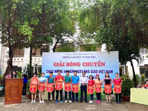 Trường TH Duy Tân tham gia giải bóng chuyền ngành giáo dục tổ chức kỉ niệm Ngày Nhà giáo Việt Nam 20/11
