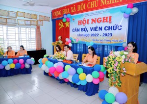 Hội nghị Cán bộ, viên chức năm học 2022-2023 thành công tốt đẹp.