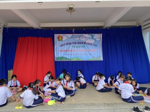 Liên đội Tiểu học Duy Tân tổ chức hoạt động trải nghiệm sáng tạo