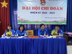ĐẠI HỘI CHI ĐOÀN TRƯỜNG TIỂU HỌC DUY TÂN NHIỆM KỲ 2022 – 2023