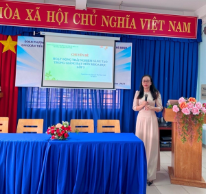 Tổ Lớp 5 tổ chức triển khai chuyên đề Tổ