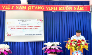 Tổ khối 4 tổ chức chuyên đề tổ
