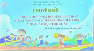 CHUYÊN ĐỀ MÔN GIÁO DỤC THỂ CHẤT