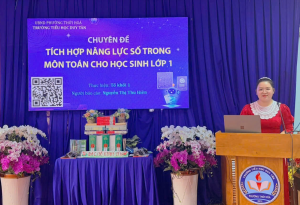 CHUYÊN ĐỀ “TÍCH HỢP NĂNG LỰC SỐ TRONG DẠY HỌC MÔN TOÁN LỚP 1”