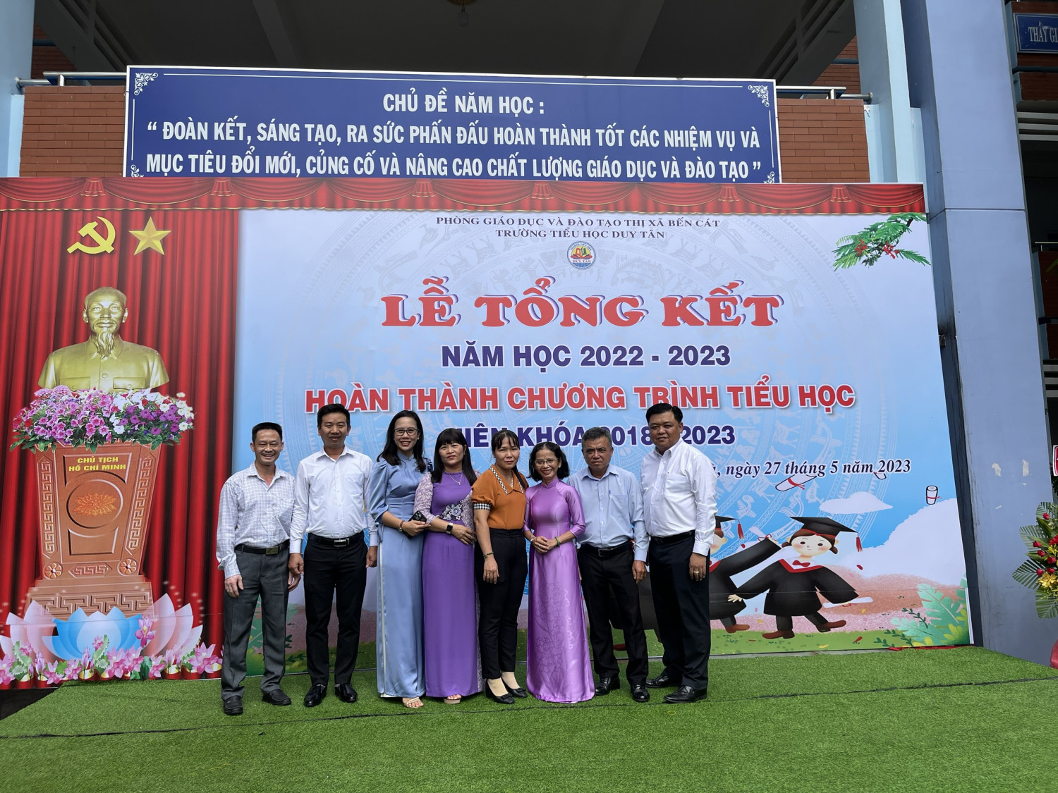 Trường Tiểu học Duy Tân tổng kết năm học 2022 - 2023