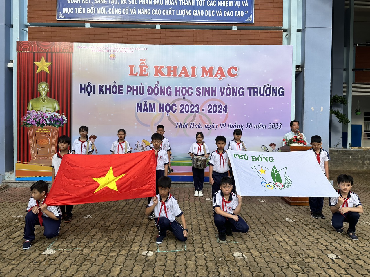 Trường Tiểu học Duy Tân khai mạc Hội khỏe Phù Đổng năm học 2023-2024
