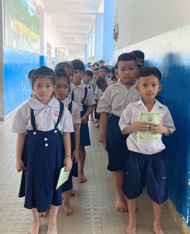 Trường TH Duy Tân khám sức khỏe học sinh