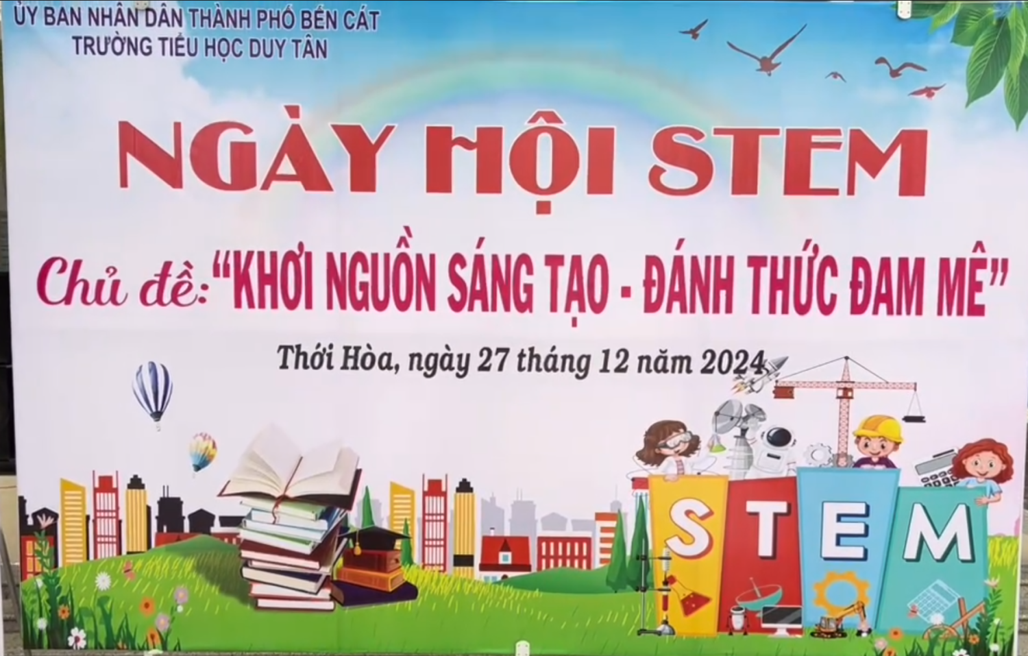 NGÀY HỘI STEM  - TRƯỜNG TH DUY TÂN