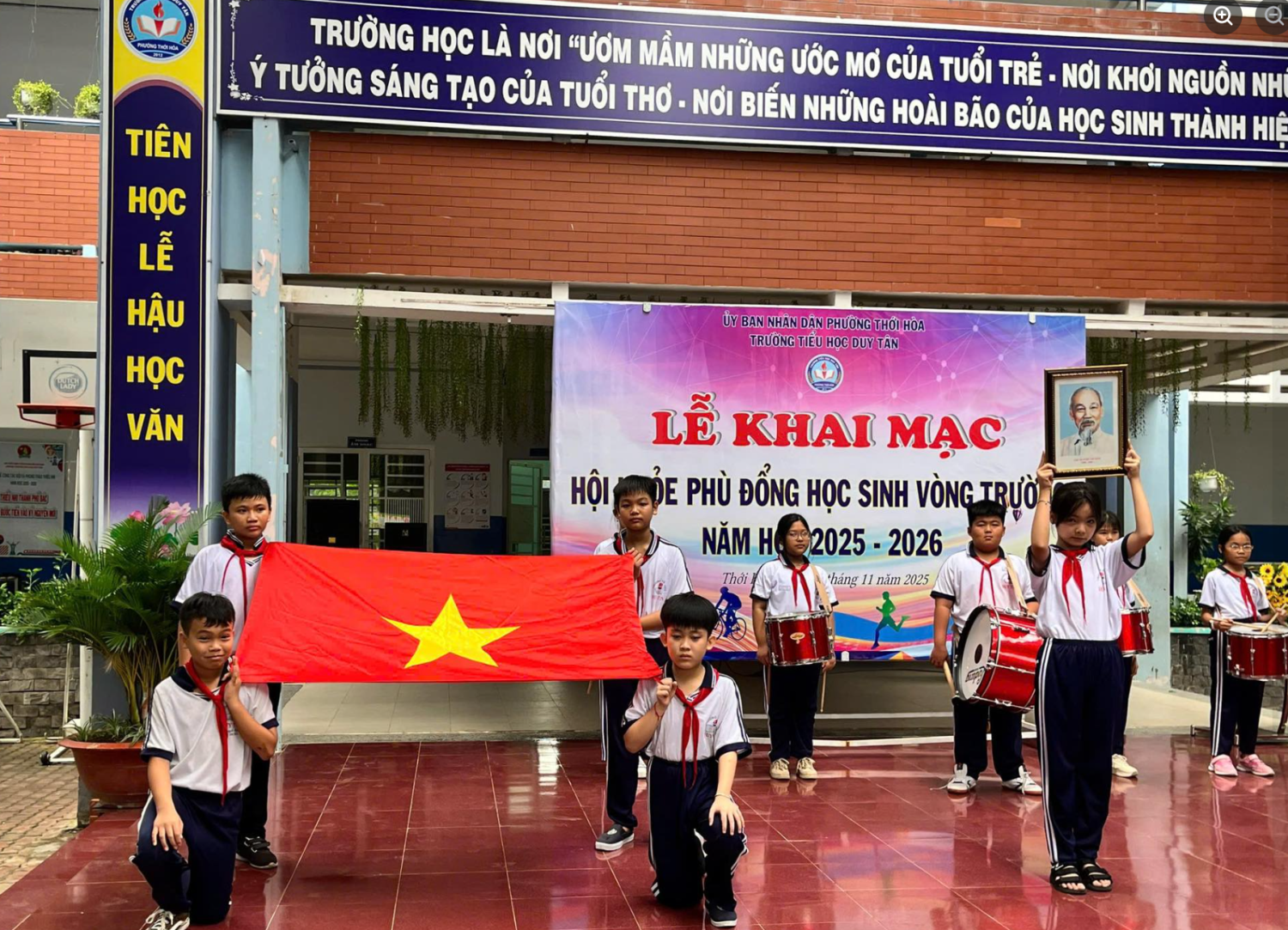 TRƯỜNG TIỂU HỌC DUY TÂN TỔ CHỨC HỘI THI THỂ DỤC THỂ THAO